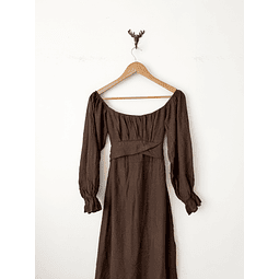 Vestido café (S)