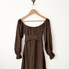 Vestido café (S)