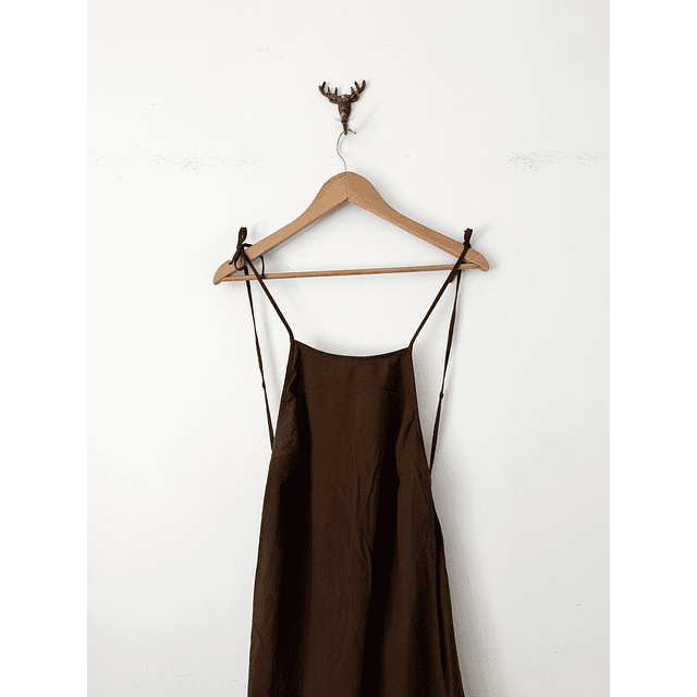 Vestido cafe (S)