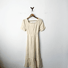 Vestido beige (S)
