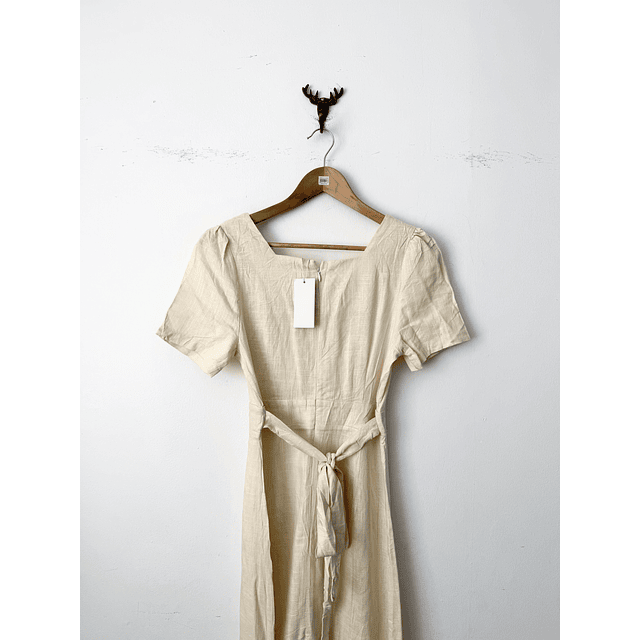 Vestido beige (S)