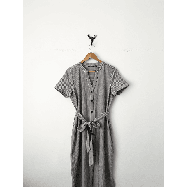 Vestido rayado (M)