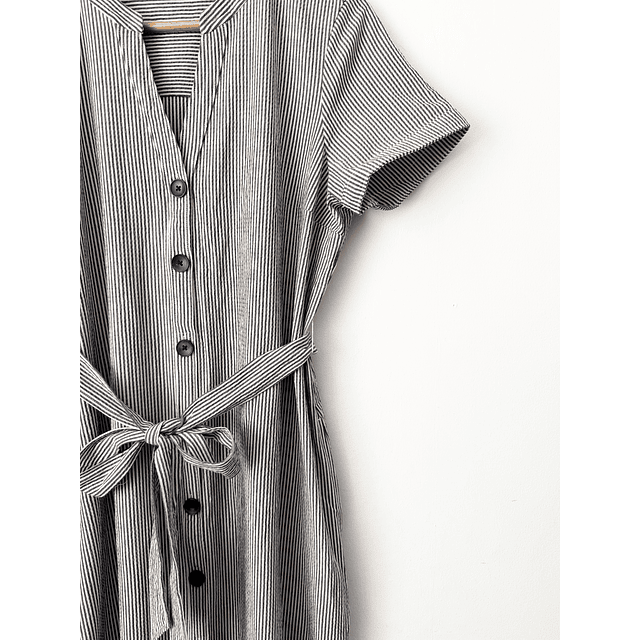 Vestido rayado (M)