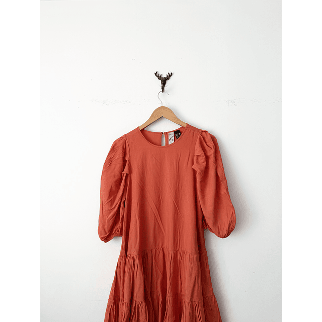 Vestido terracota (S)