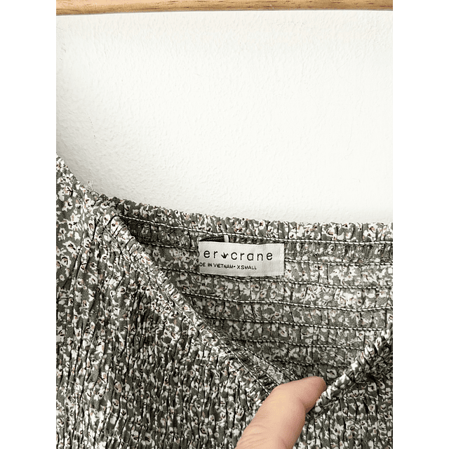 Polera flores (XS/S)