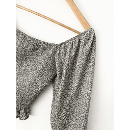 Polera flores (XS/S)