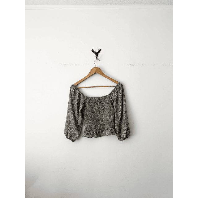 Polera flores (XS/S)