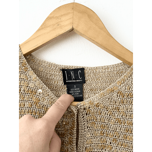 Cardigan lentejuelas (S)