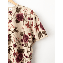 Polera floral (XL)