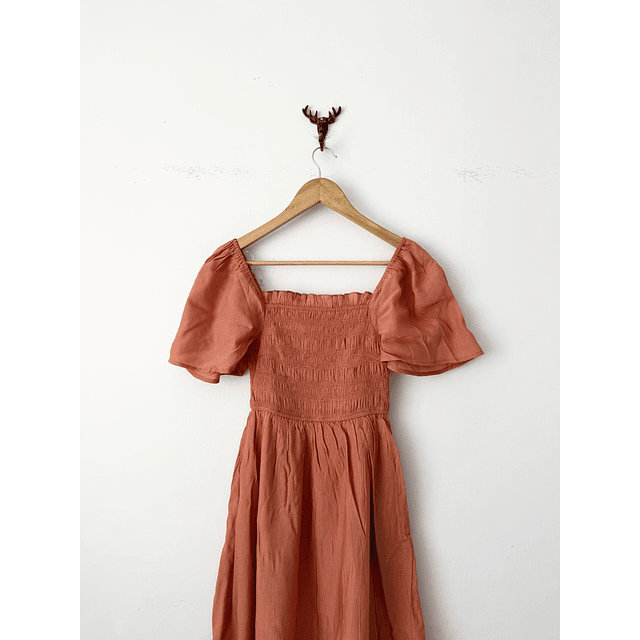Vestido terracota (S)