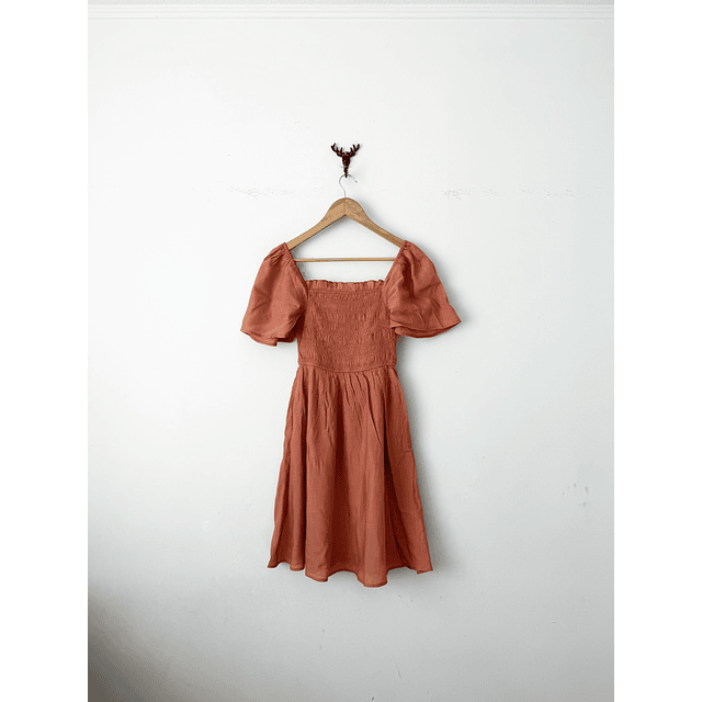 Vestido terracota (S)