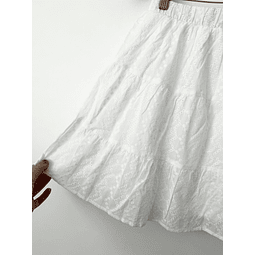 Falda broderie (M)