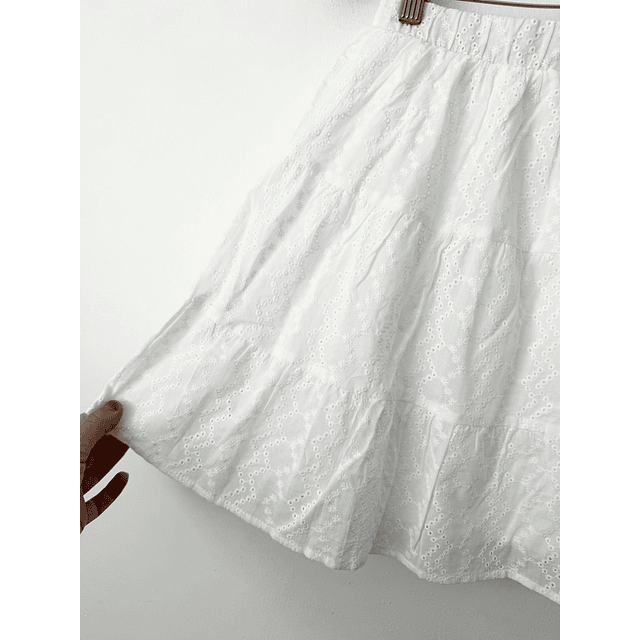 Falda broderie (M)