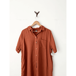 Vestido terracota (L)