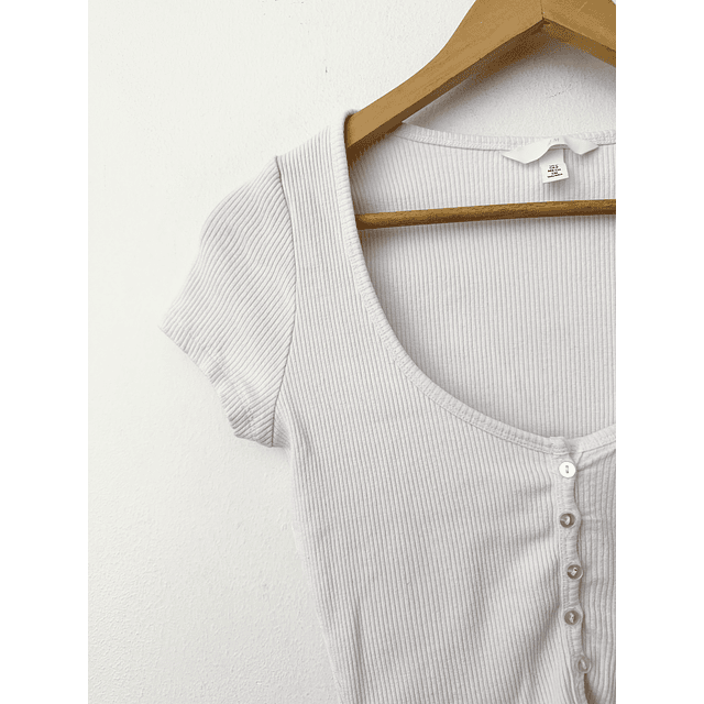 Polera blanca (S)