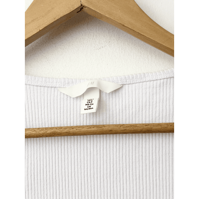 Polera blanca (S)