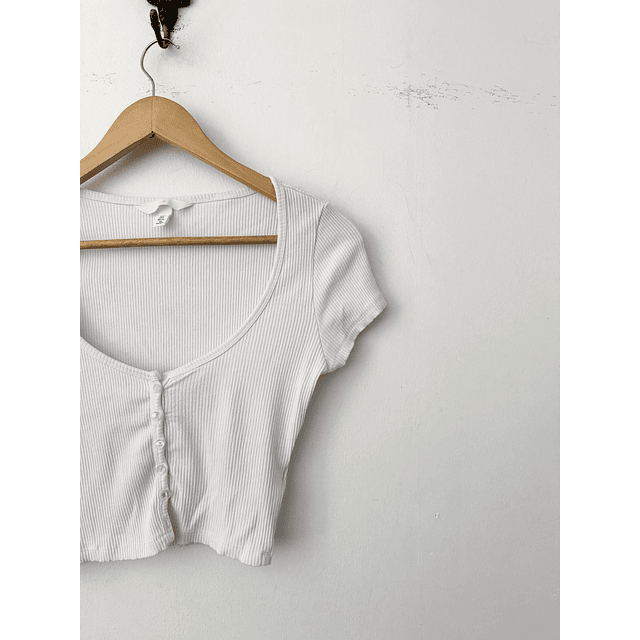 Polera blanca (S)