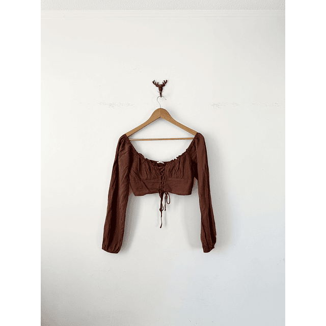 Blusa cafecita (S)