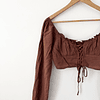 Blusa cafecita (S)