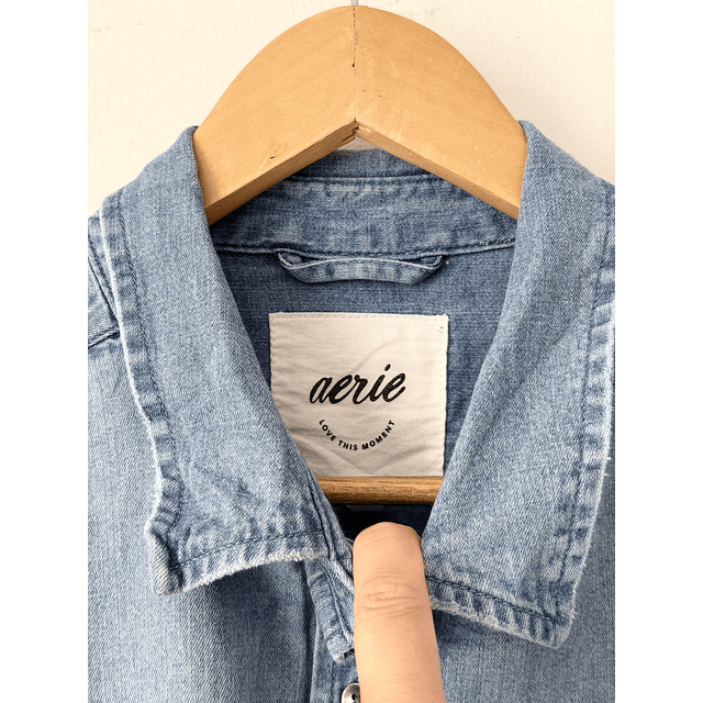 Sobre-camisa denim (L)