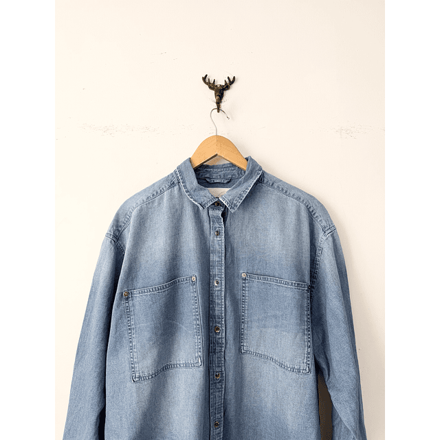 Sobre-camisa denim (L)