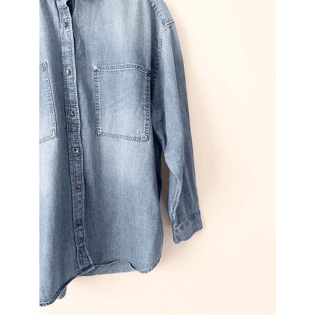 Sobre-camisa denim (L)