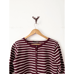 Cardigan rayado (S)