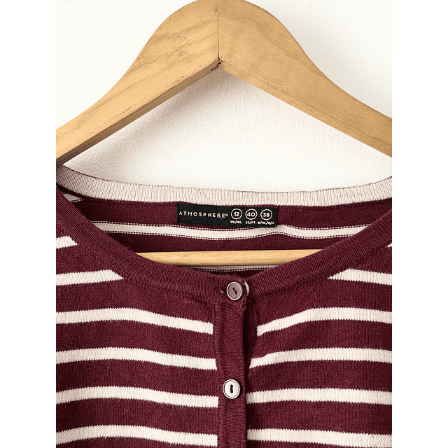 Cardigan rayado (S)