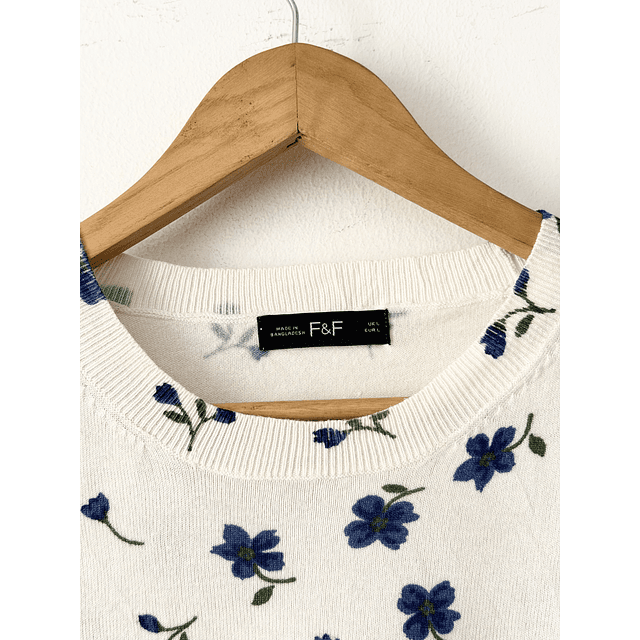 Polera flores (ML)