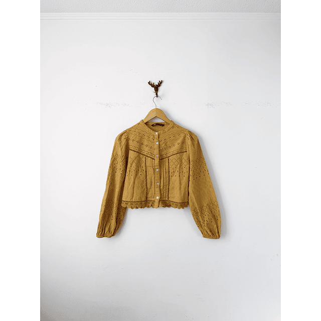 Blusa mostaza (S)