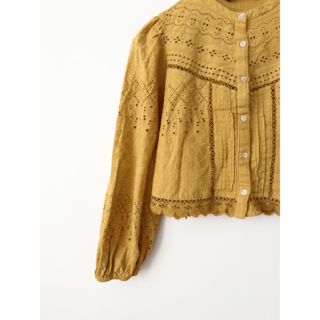 Blusa mostaza (S)