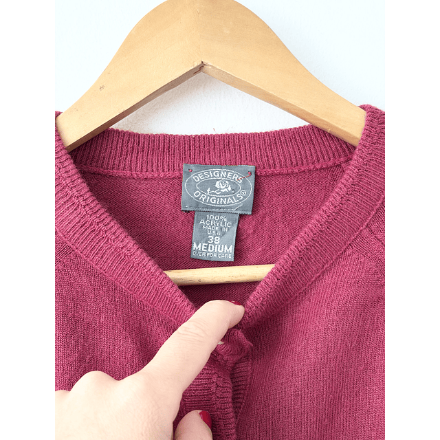Cardigan burdeo (SM)