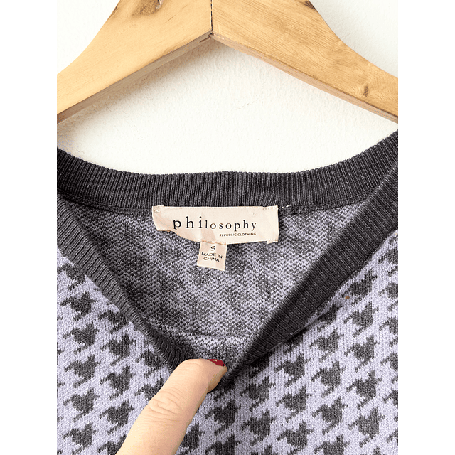 Chaleco pata gallo (S)