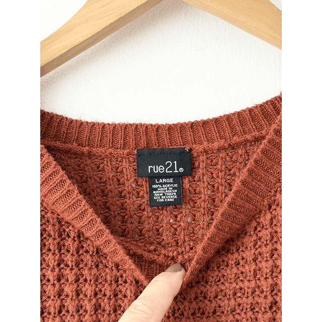 Chaleco terracota (ML)