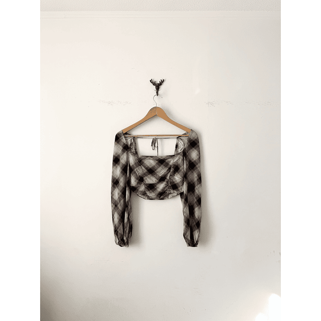 Blusa escocesa (S)