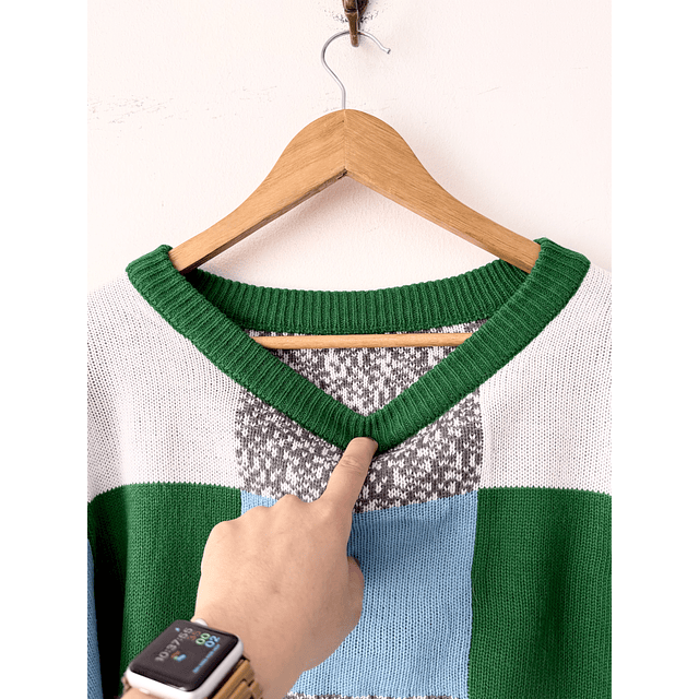 Chaleco cuadros (ML)