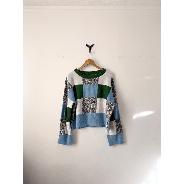 Chaleco cuadros (ML)