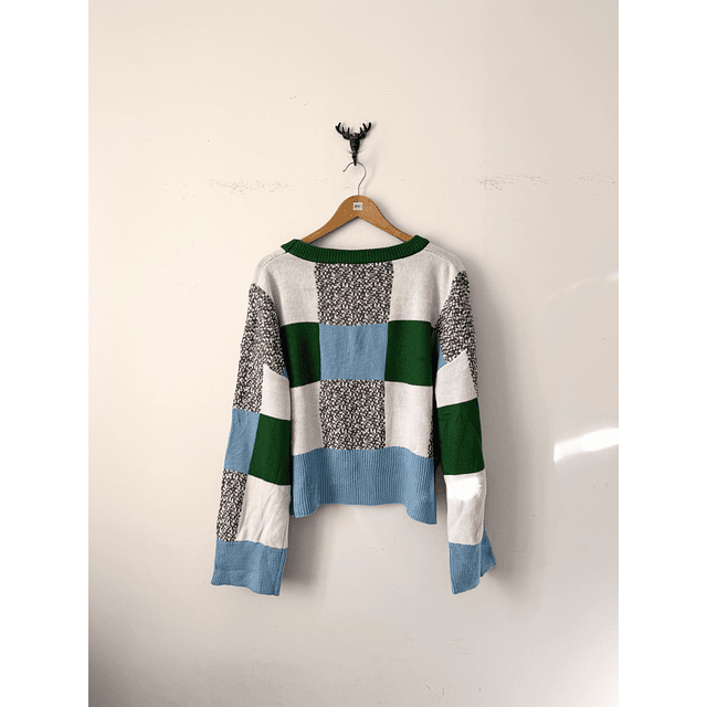 Chaleco cuadros (ML)