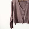 Cardigan cafesoso (S)