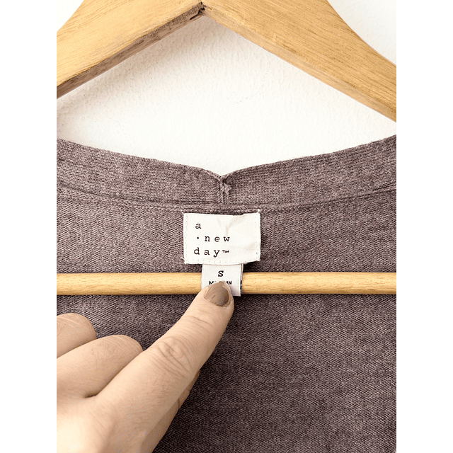 Cardigan cafesoso (S)