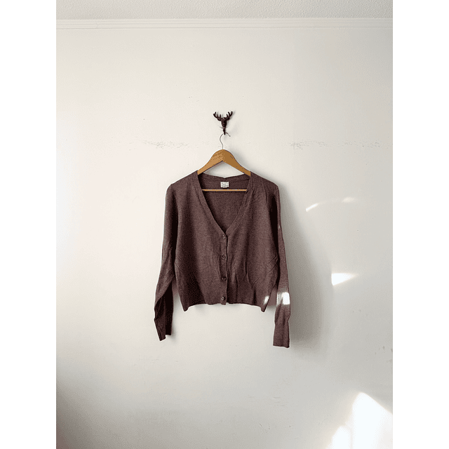 Cardigan cafesoso (S)