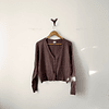 Cardigan cafesoso (S)