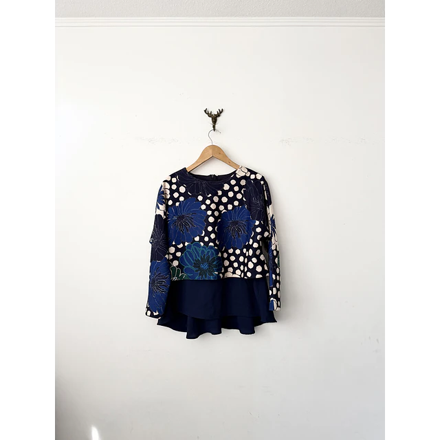 Blusa floral (S)