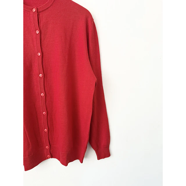 Cardigan rojo (L)