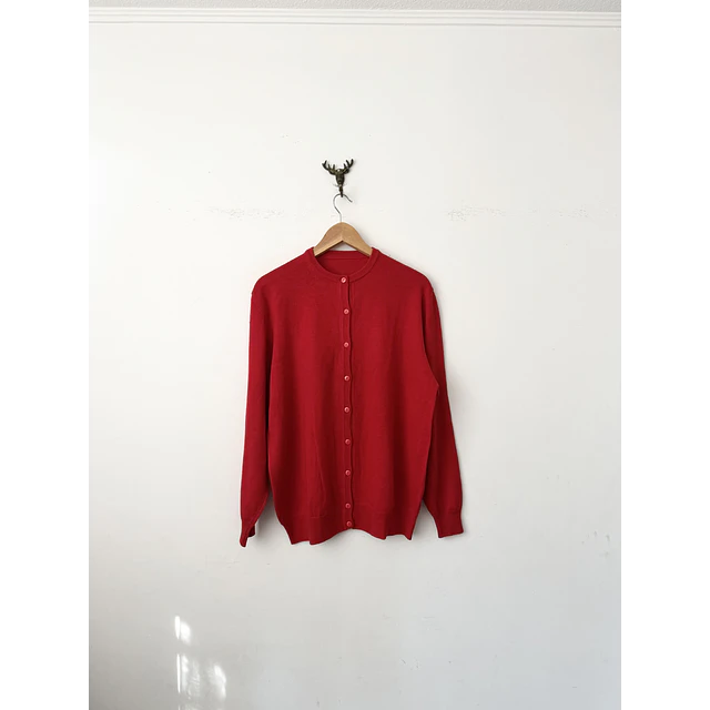 Cardigan rojo (L)