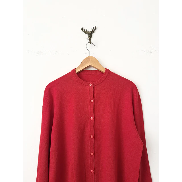 Cardigan rojo (L)