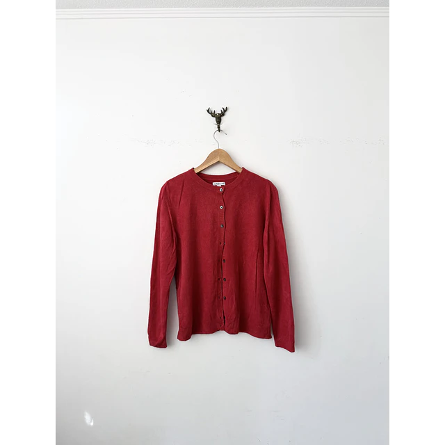 Cárdigan rojo (S)