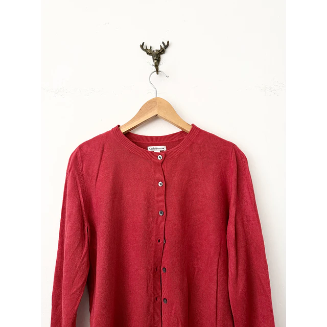 Cárdigan rojo (S)