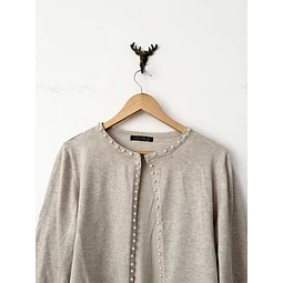Cardigan perlas (M)