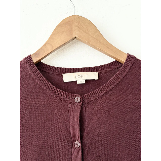 Cardigan burdeo (S)